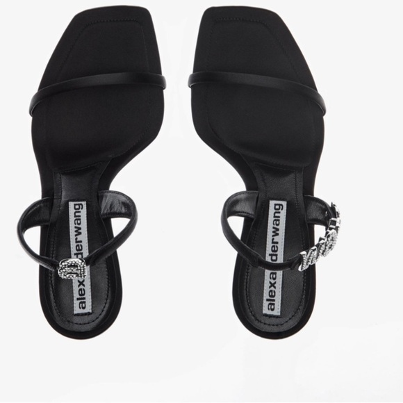 Alexander Wang Shoes - Alexander Wang
Women's Black Ivy Satin Sandal